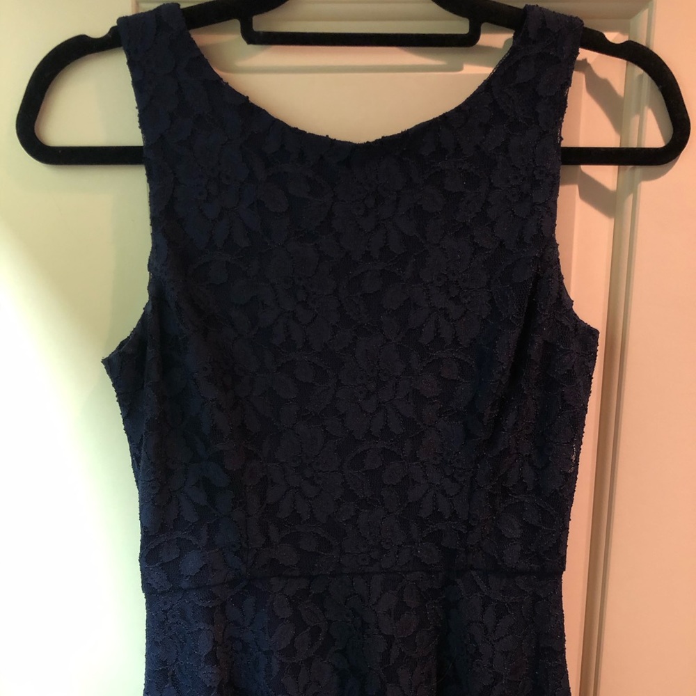 speechless navy lace dress